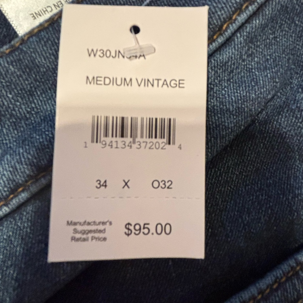 Weatherproof Men's Classic Denim Jeans 34/32 NWT - Picture 5 of 6